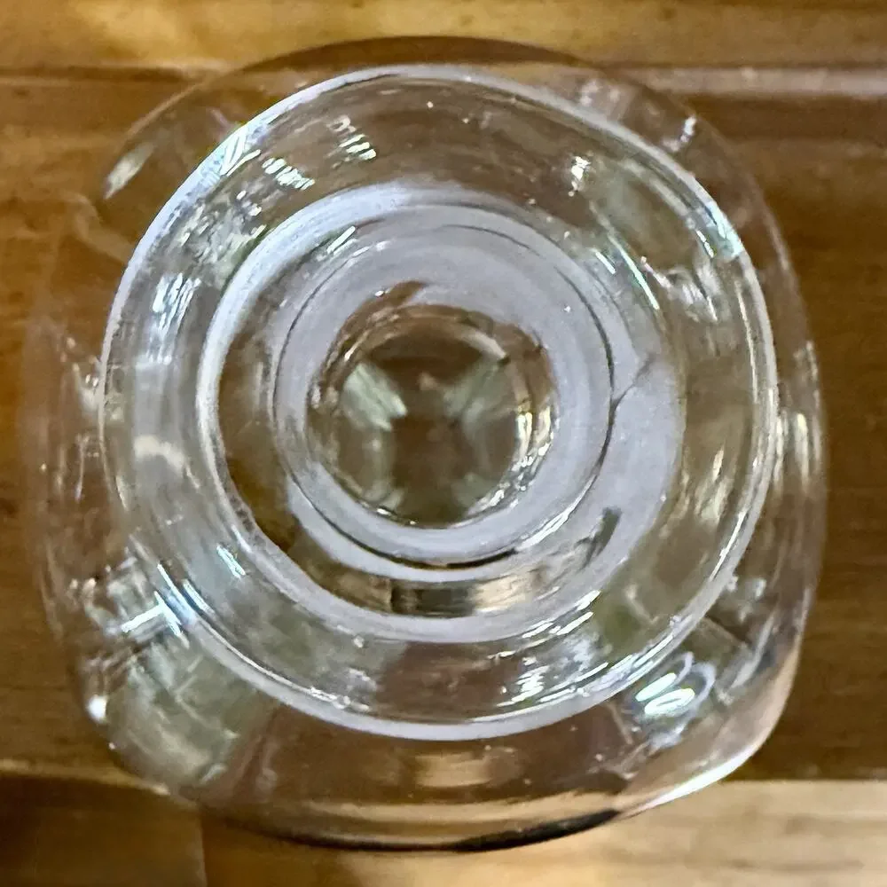 Holmegaard Kluk Kluk Decanter By Jacob E. Bang Danish Glassworks Spirits Bottle
